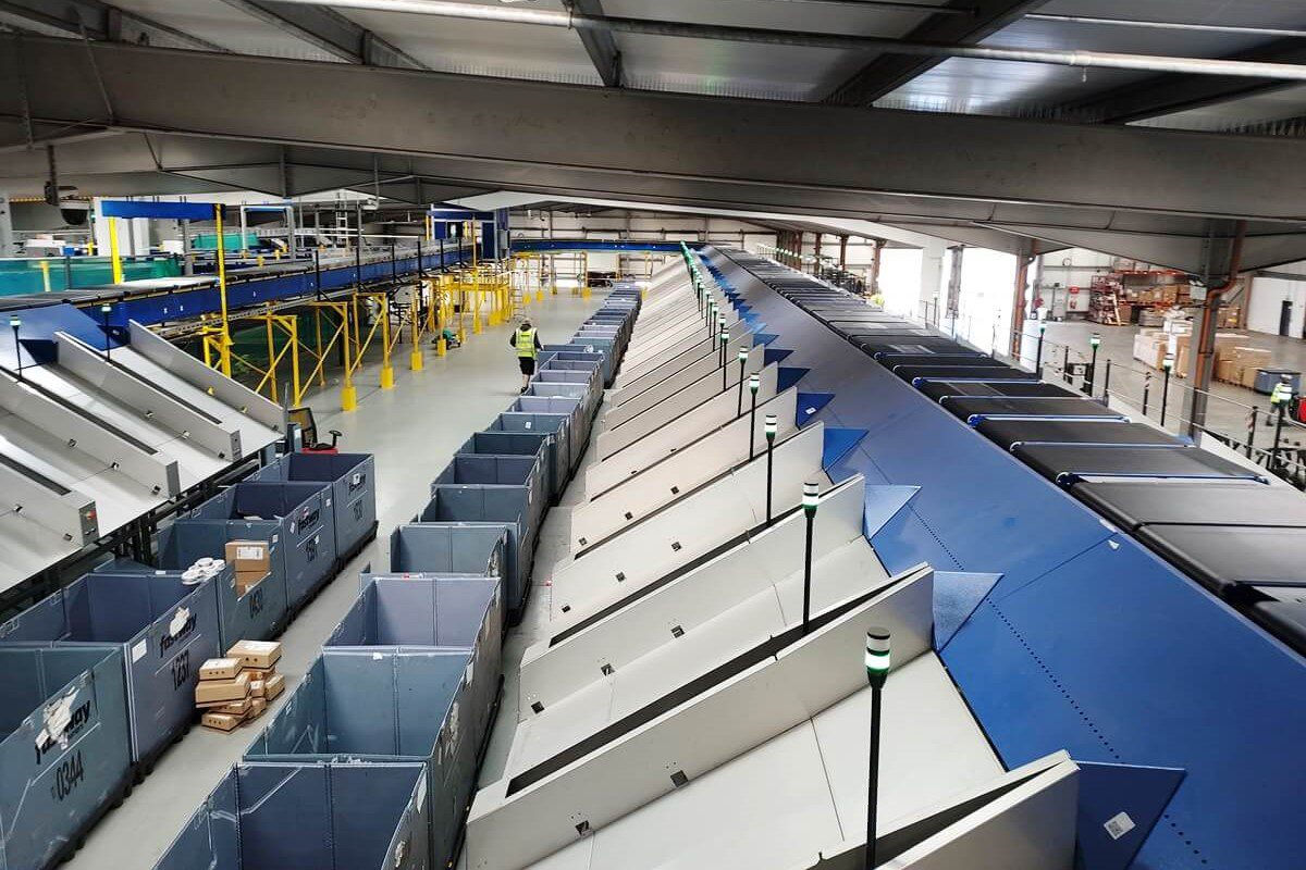 Cross-Belt-Sorter
