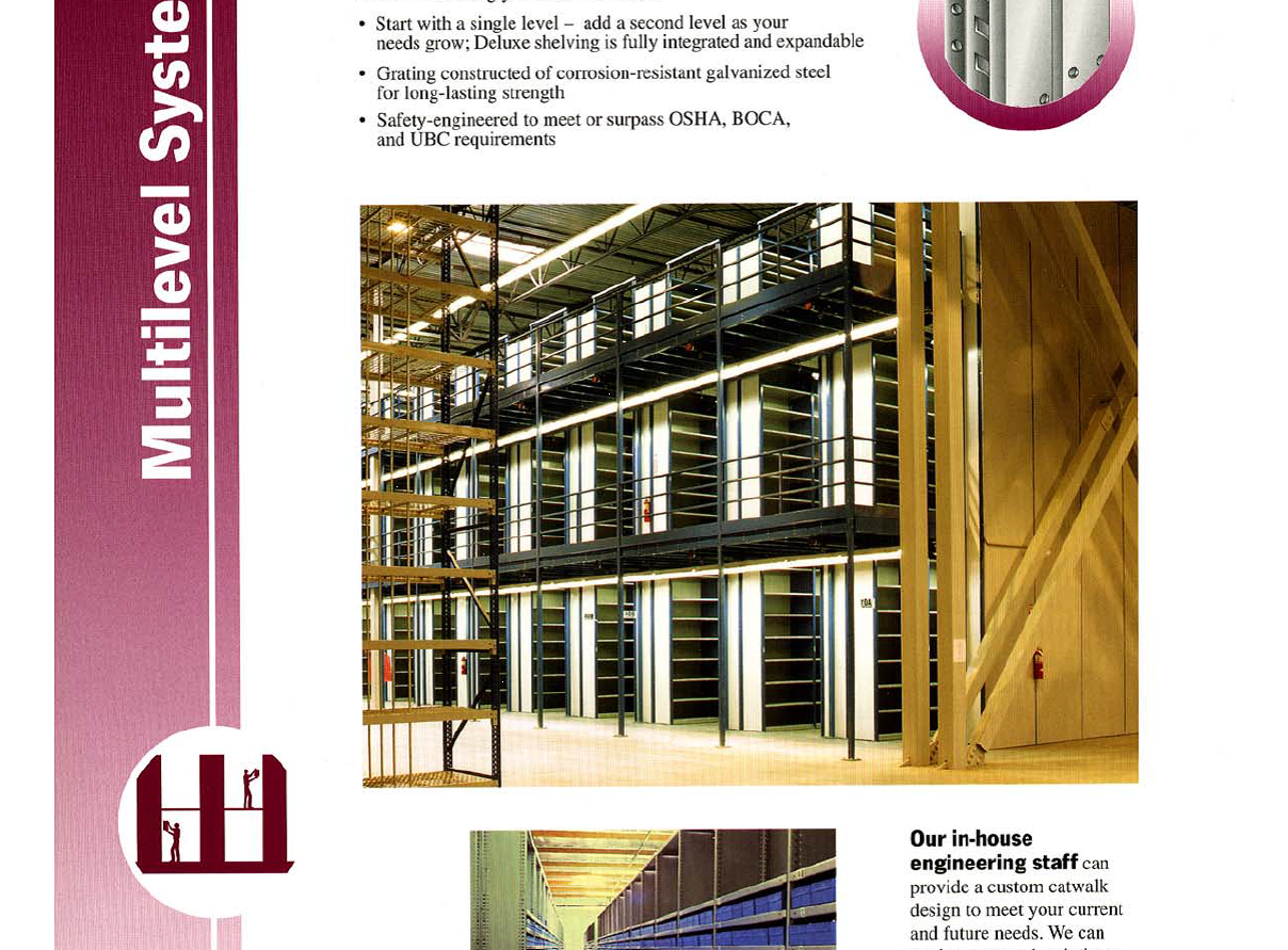 Three Level Shelving